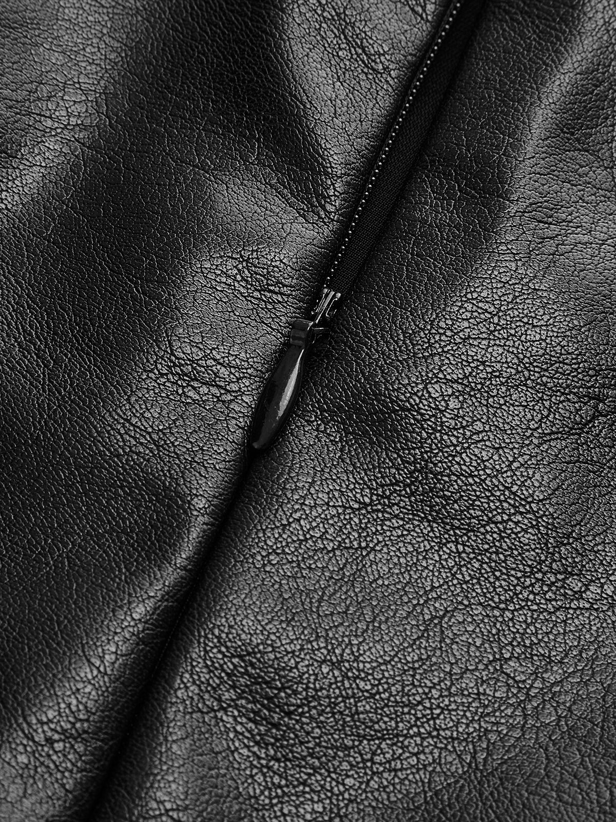 Maxi Skirt | Asymmetric Patchwork | High Waist | Leather Pleated Contrast Panel Design