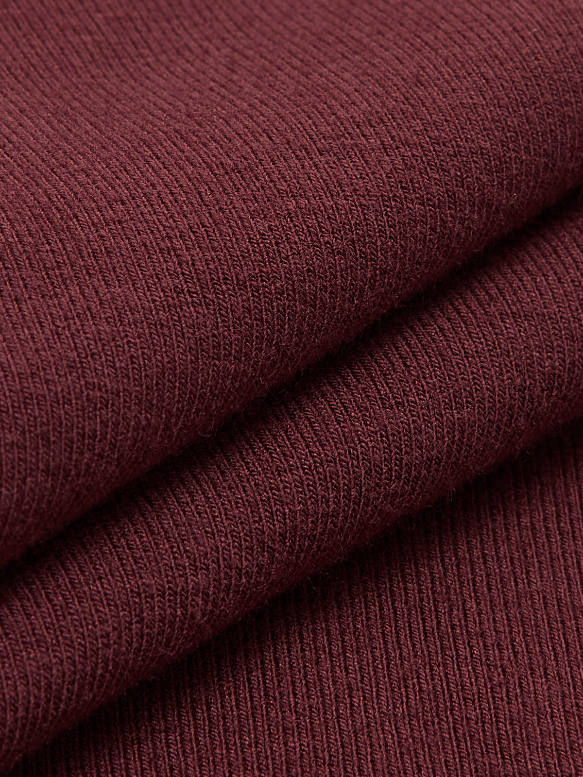 Top in Viscose — Mock Neck Long Sleeve with Ruched Waist and Crossover Wrap Detail