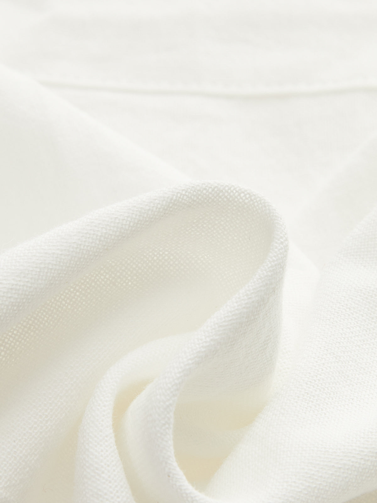 Set in Linen — Oversized Button Shirt with Ruffled Elastic Waist Shorts for Women