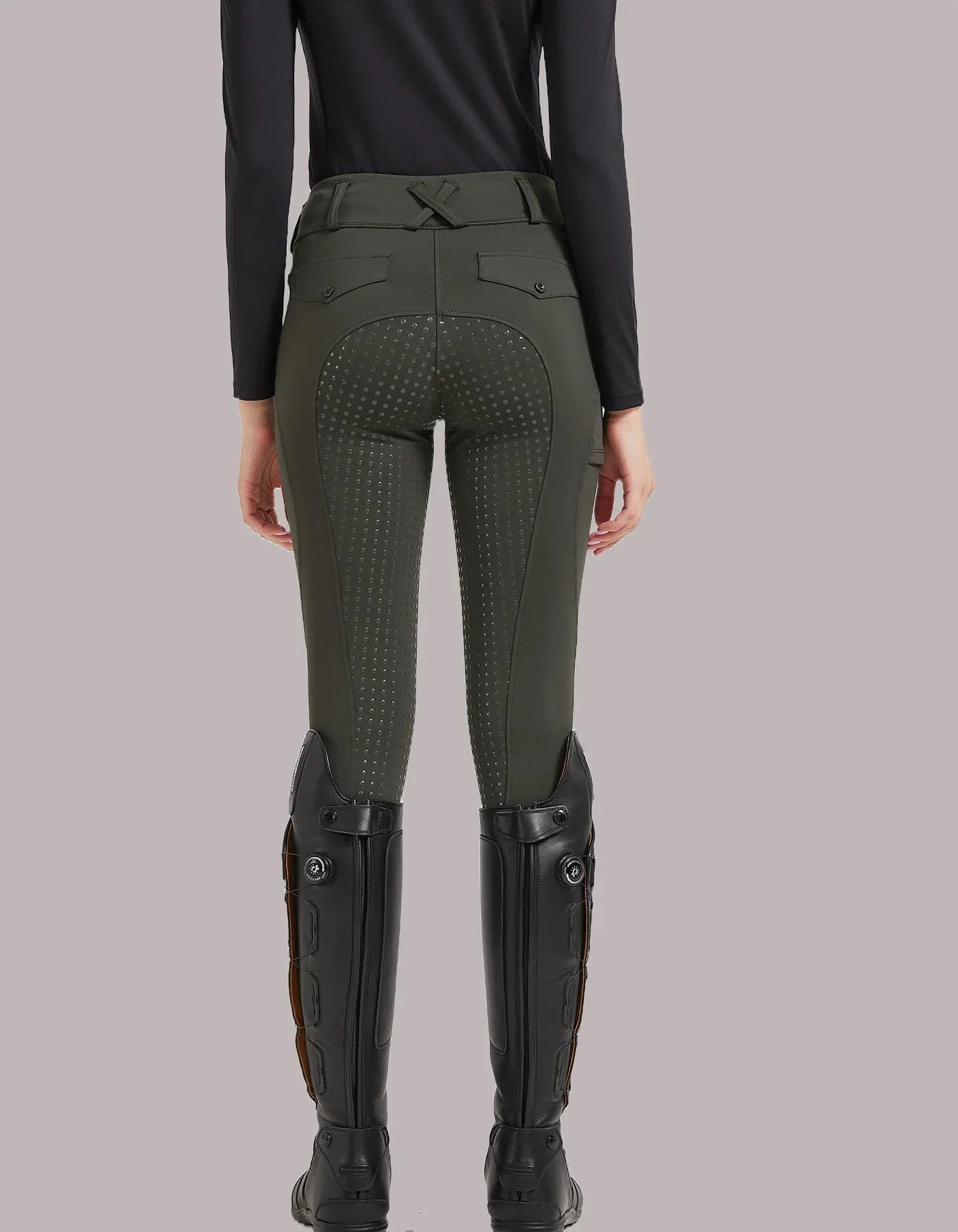 Breeches in Stretch — High Waist Full Seat Silicone Grip Equestrian Riding Pants for Women