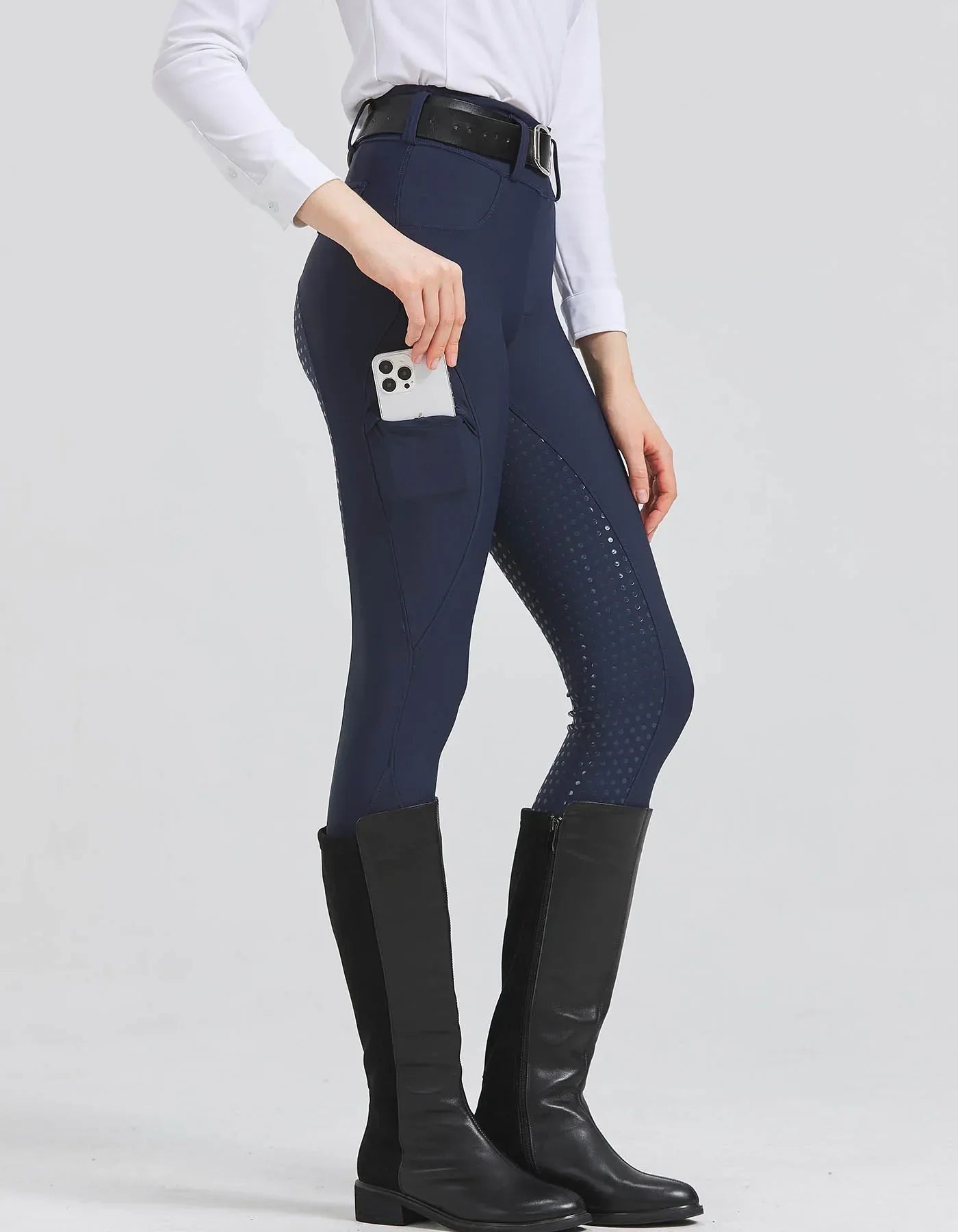 Breeches in Stretch — High Waist Full Seat Silicone Grip Equestrian Riding Pants for Women