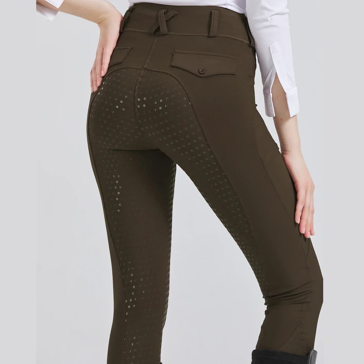 Breeches in Stretch — High Waist Full Seat Silicone Grip Equestrian Riding Pants for Women